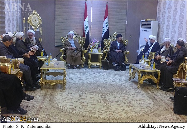 وصول أعضاء الهيئة العليا للمجمع العالمي لأهل البيت(ع) إلى النجف الأشرف/الصور